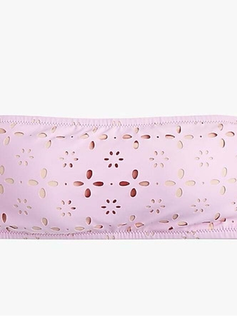 J. Crew Swim Scoop Bikini Top Laser
Cut Berry Blush
